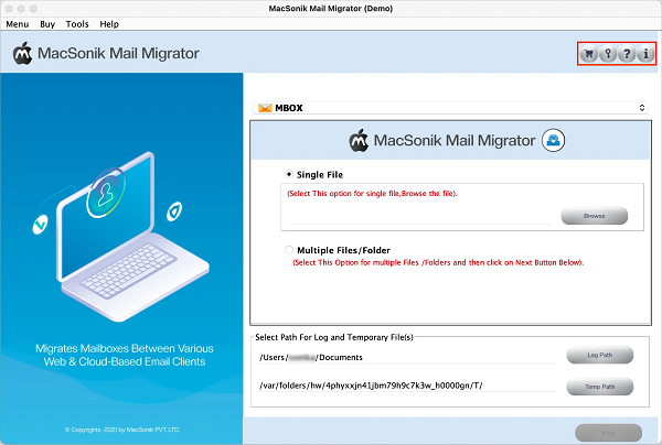 MacSonik Email Migrator