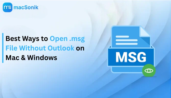 Open MSG File without Outlook