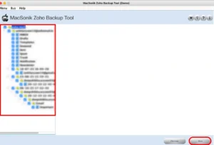 Preview mailbox folder and click Next