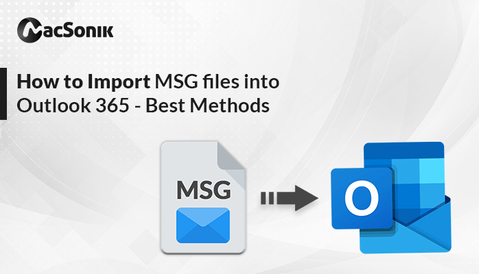 Import MSG files into Outlook 365