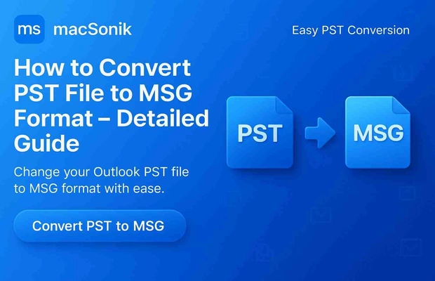 Convert PST file to MSG