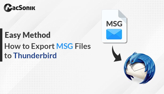 How to Export MSG Files to Thunderbird