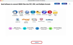 Launch MacSonik Thunderbird Backup Tool