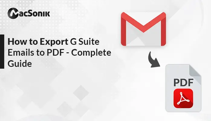 Export G Suite Emails to PDF