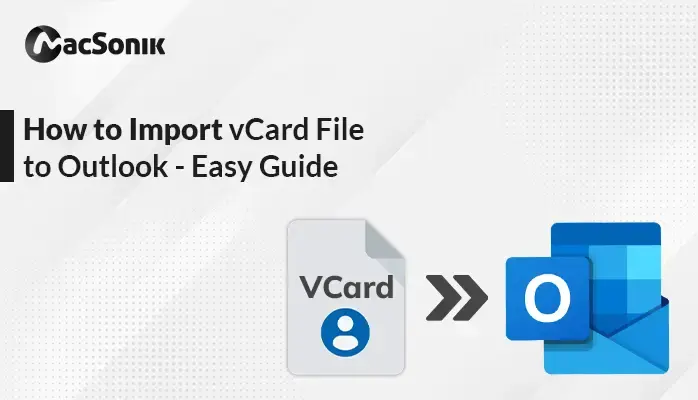 Import vCard File to Outlook