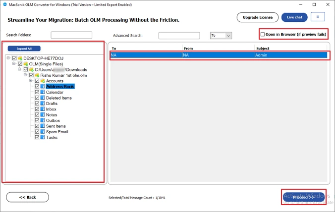 Preview files