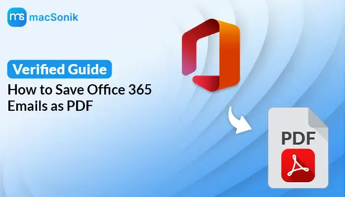 Save Office 365 Emails as PDF