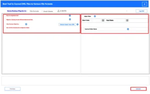 Apply the built-in features and click Convert