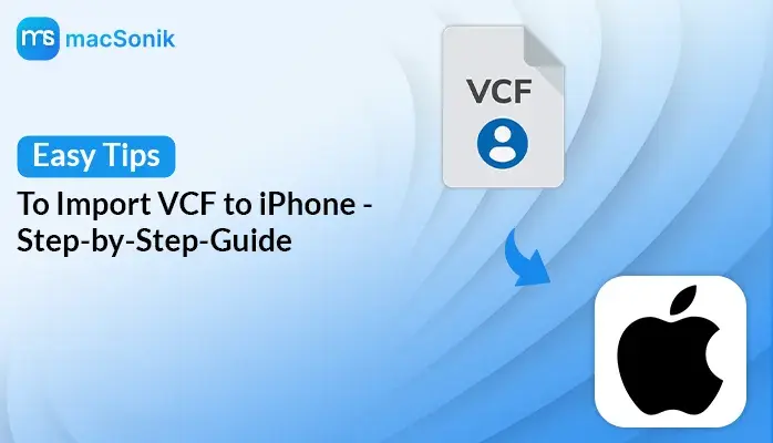 Import VCF to iPhone