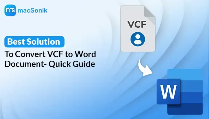 Convert VCF to Word