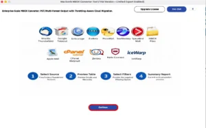 Run MacSonik MBOX Converter Tool