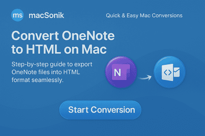 How to Convert OneNote to HTML on Mac? A Detailed Guide
