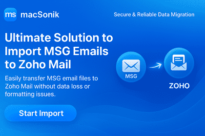 Ultimate Solution to Import MSG Emails to Zoho Mail