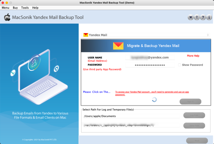 How to Backup Yandex Mail to Hard Drive