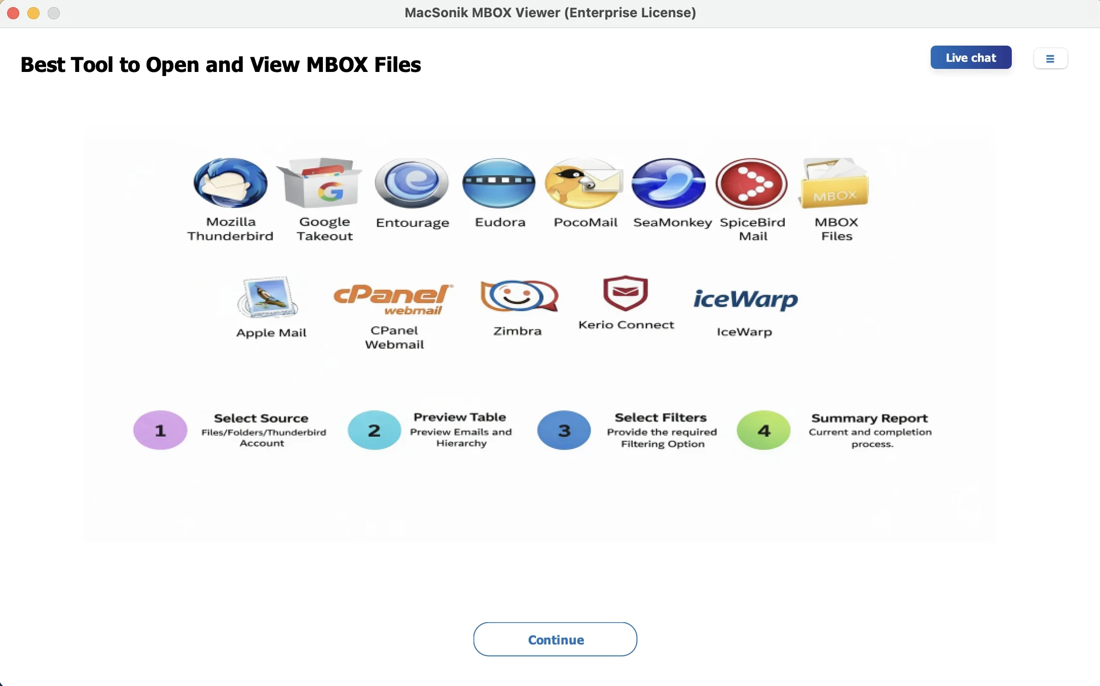 launch the MacSonik MBOX Viewer Tool