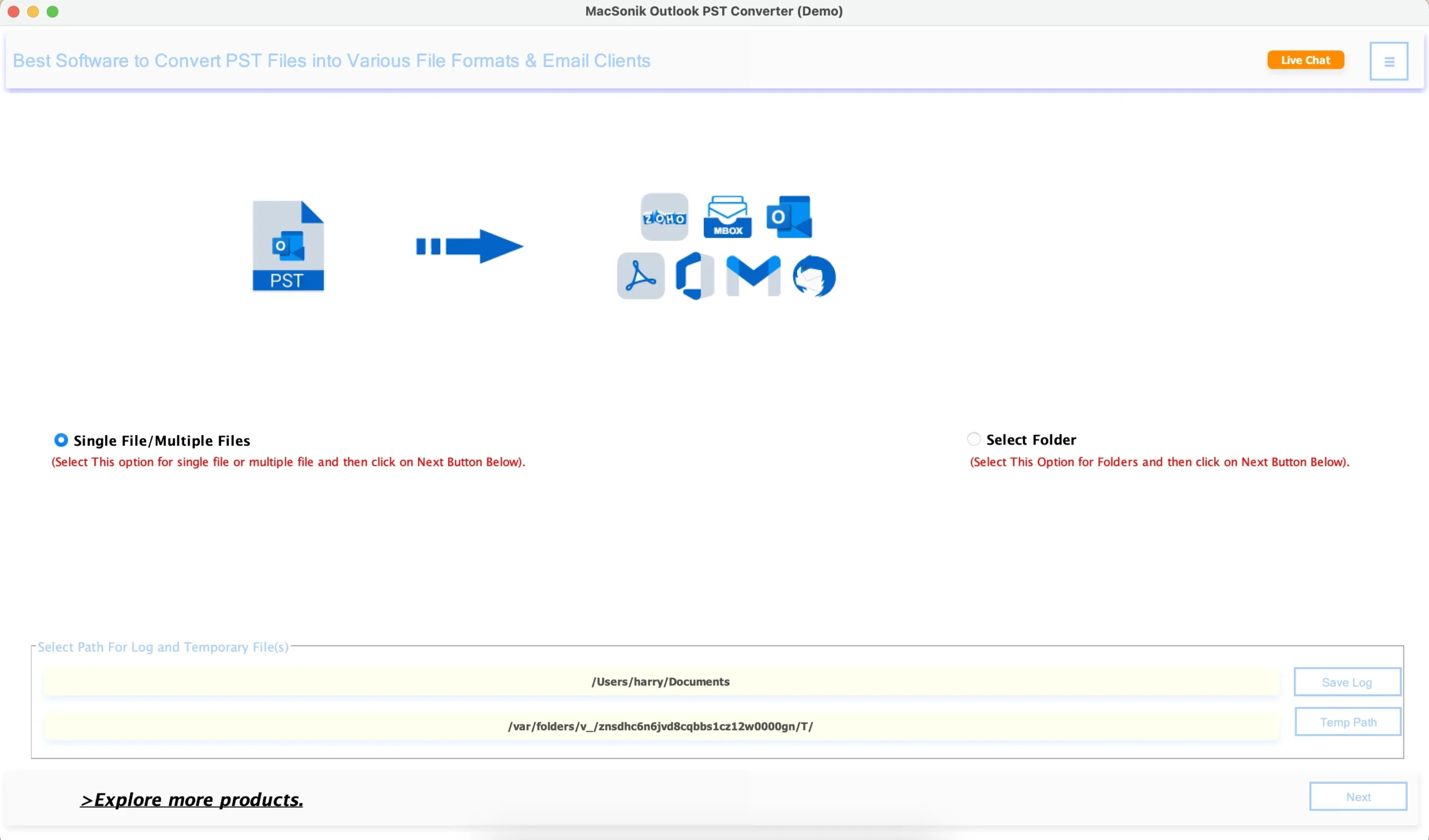 MacSonik PST File Converter Tool