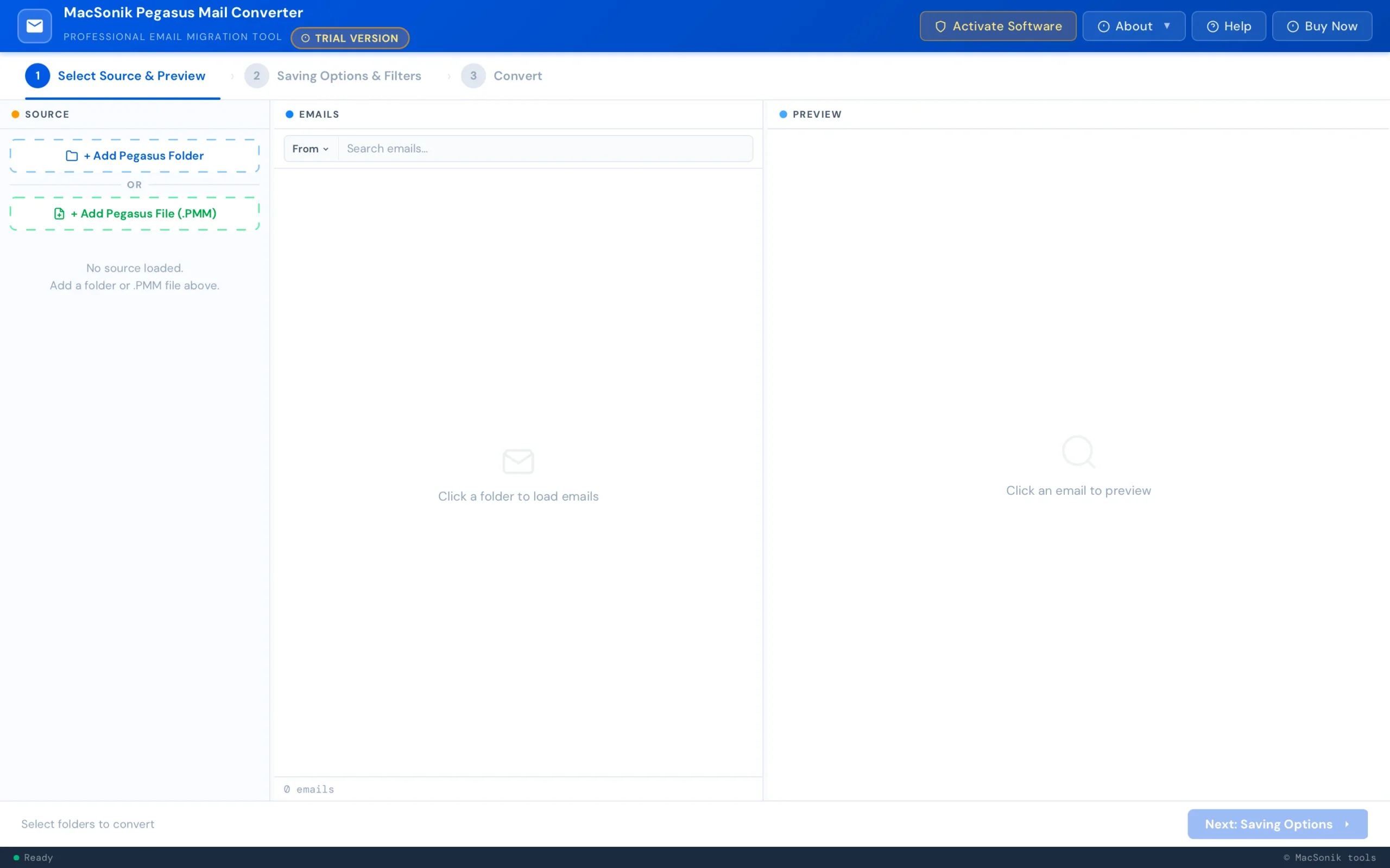 MacSonik Pegasus Mail Converter Tool