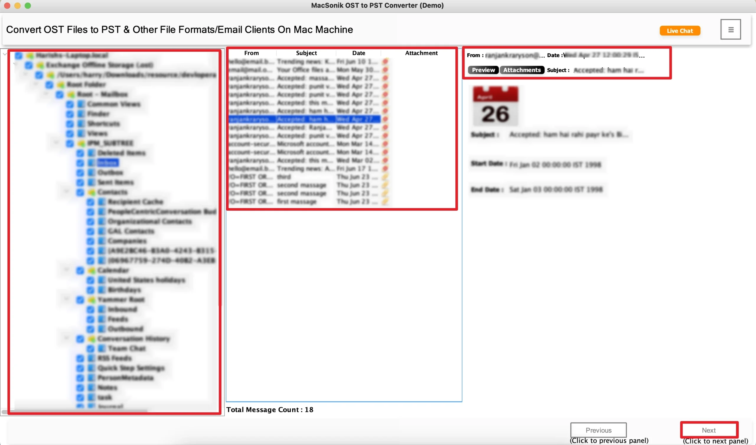 Expand the folder structure