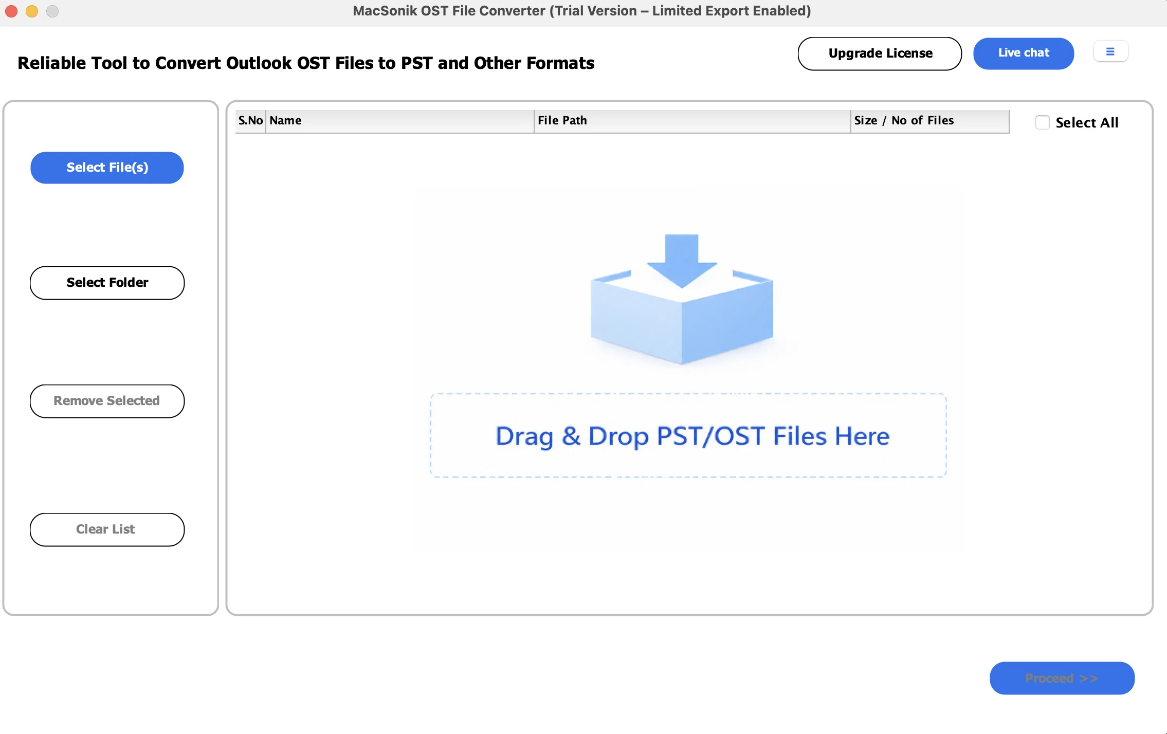 Install the MacSonik OST to PST Converter Tooll