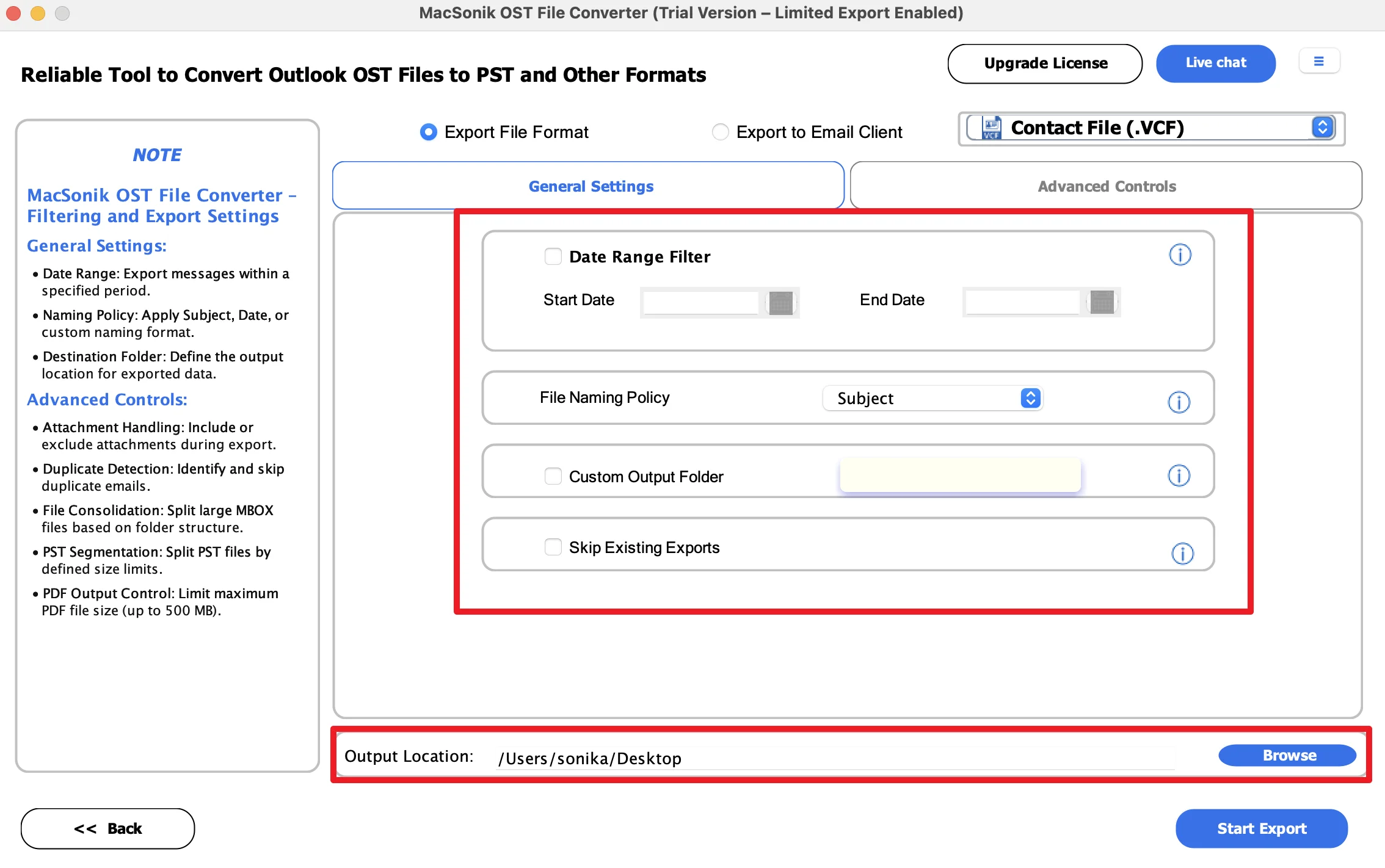 Apply the filters according to your choice
