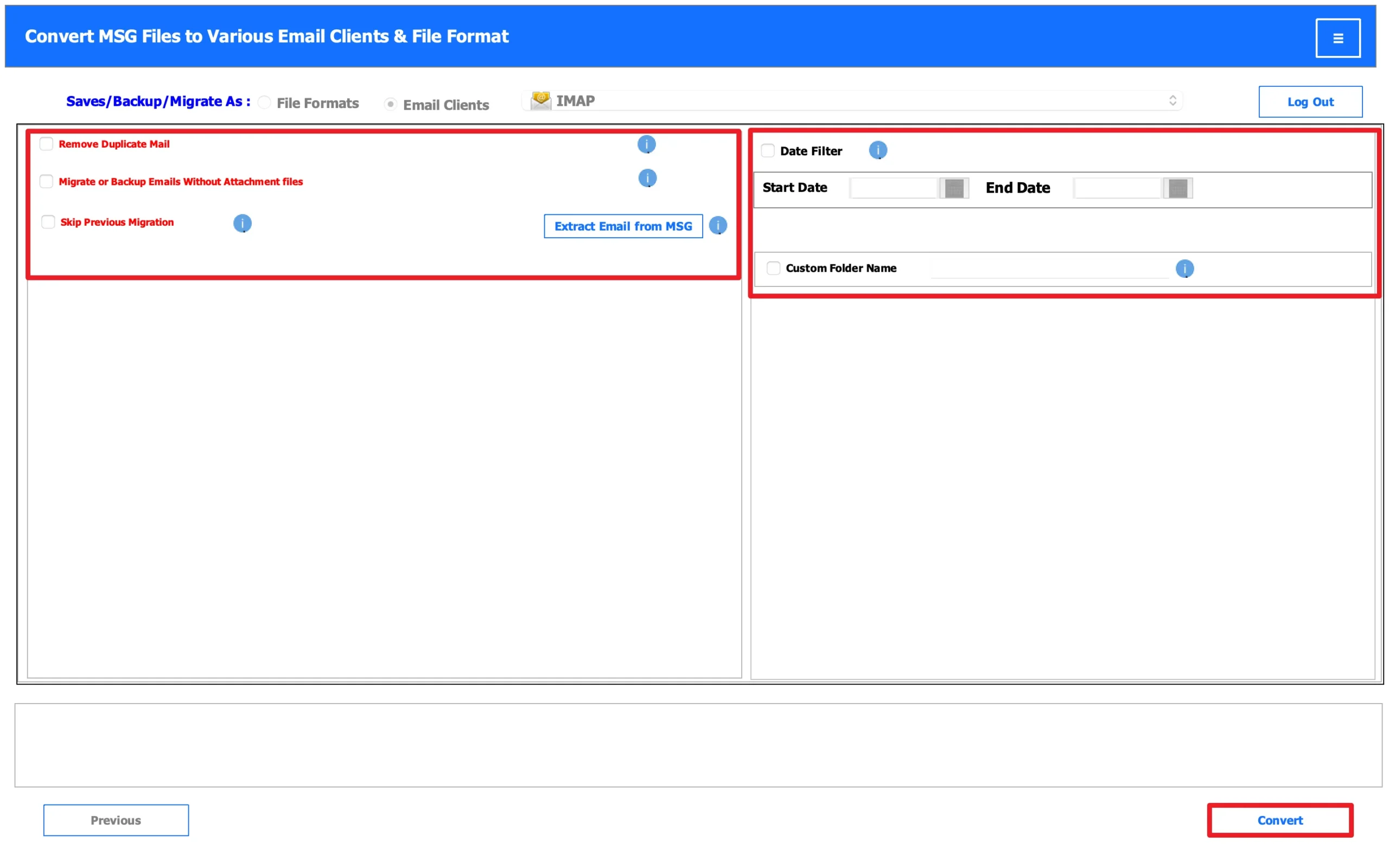 apply the features and click Start