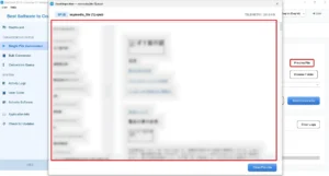 Preview the imported books to verify their contents.
