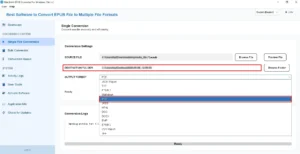 Choose PDF from the list of available export formats