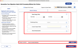 Finally, apply the advanced filters as needed, set the destination to save the file, and click Convert to begin the conversion.