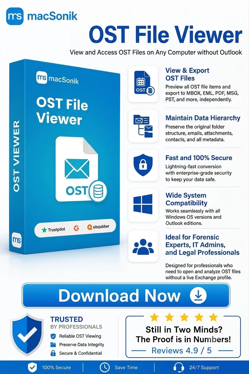 Move Outlook OST File to a New Computer