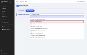 Choose PST Outlook Data File