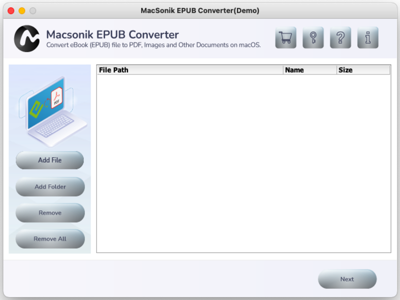 MacSonik EPUB Converter