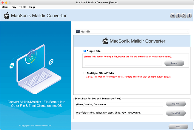 MacSonik Maildir Converter