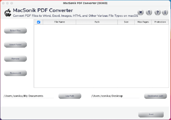 MacSonik PDF Converter