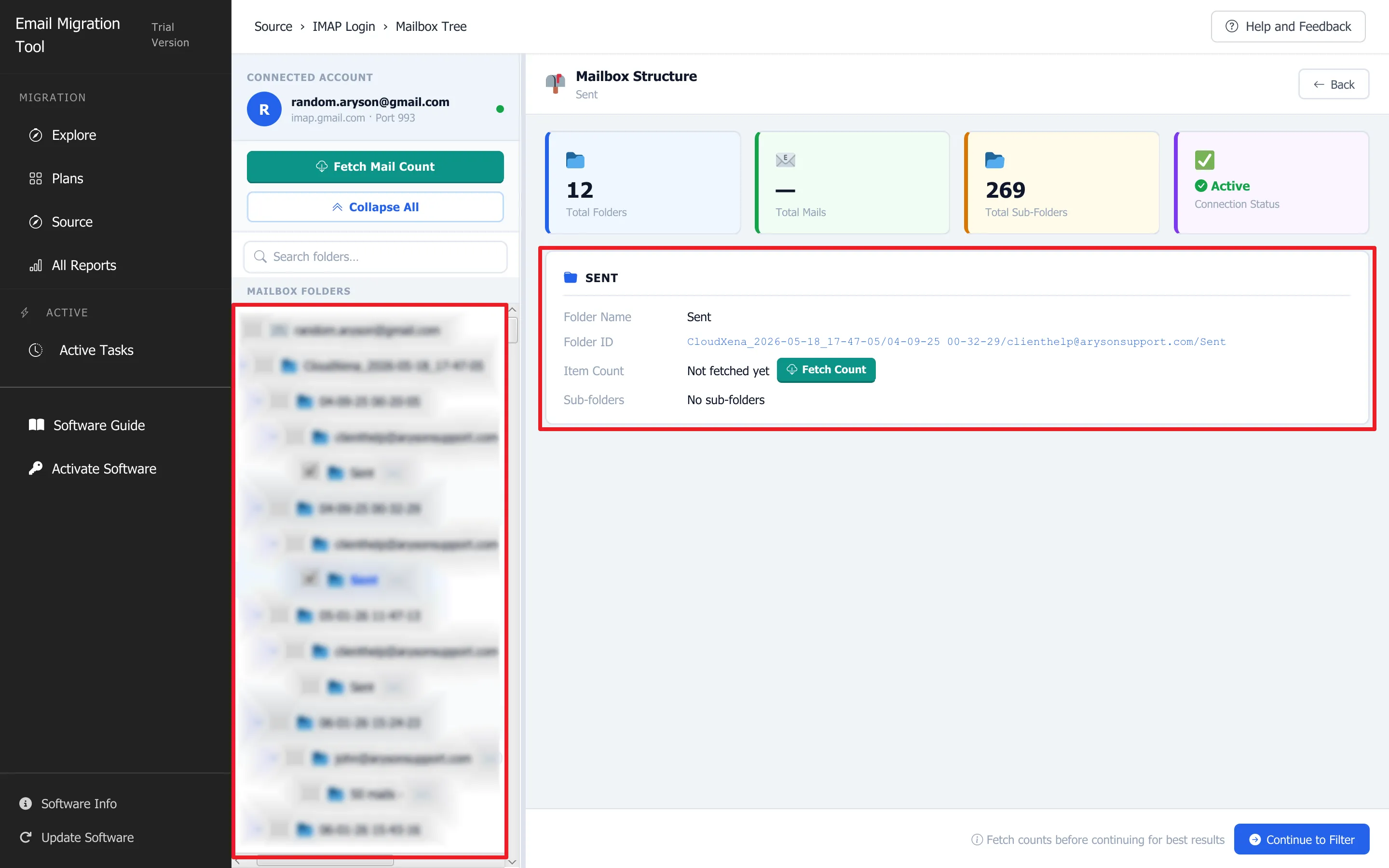 Preview MBOX Data
